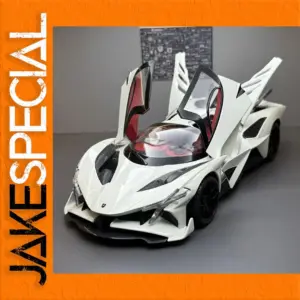 White Apollo EVO 1:18 Scale Alloy Model Car
