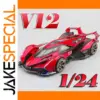 1:24 Red Diecast Supercar Model
