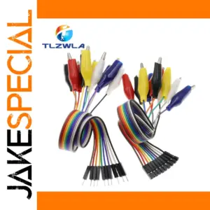 Alligator Clip Jumper Wires for Electronics DIY