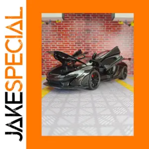 Black McLaren P1 1:24 Diecast Model
