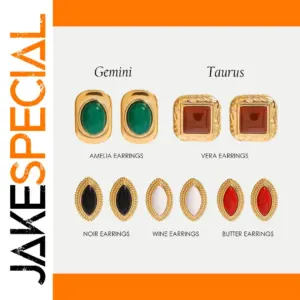 Stainless Steel Vintage Eye Earrings