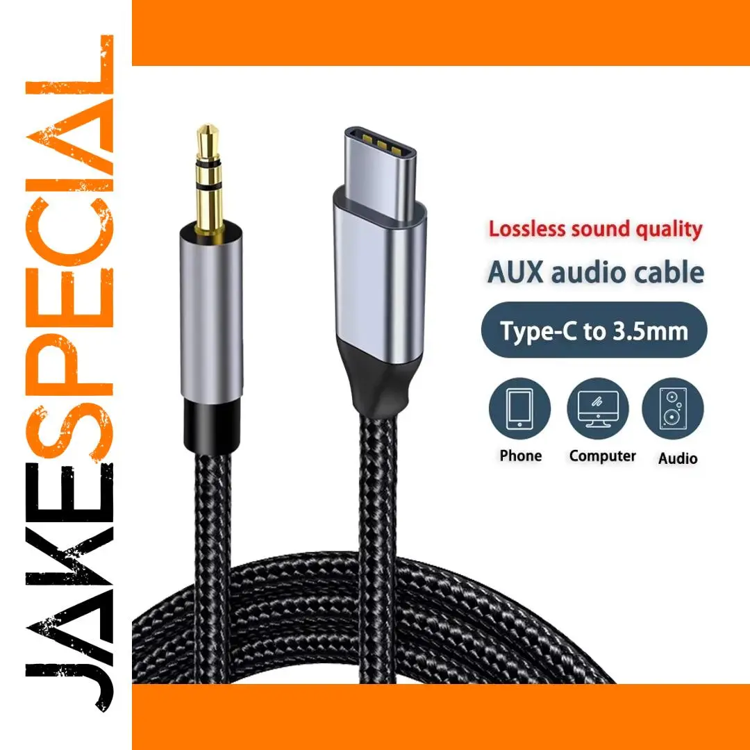 USB-C to 3.5mm Audio Adapter with Gold-Plated Jack 1 USB-C to 3.5mm Audio Adapter with Gold-Plated Jack