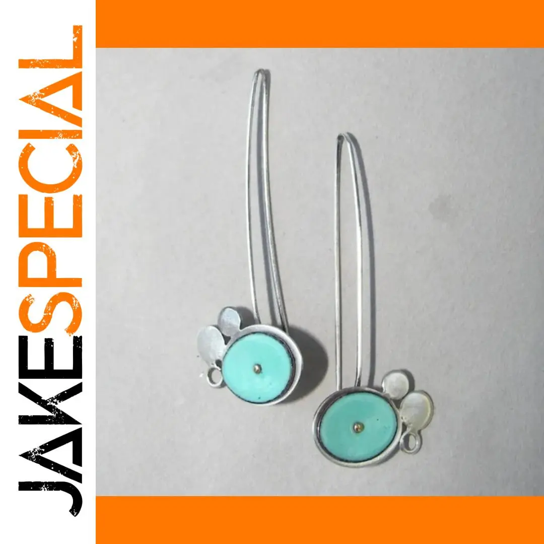 Vintage Green Stone Drop Earrings for Women 1 Vintage Green Stone Drop Earrings for Women