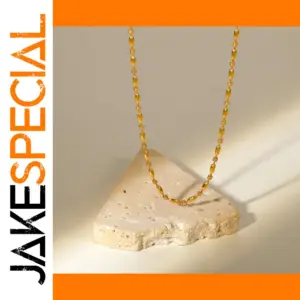 Elegant Stainless Steel Gold Women’s Necklace