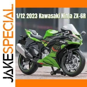 Vibrant Green Kawasaki Ninja ZX-6R Model