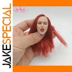Red-Haired 1/6 Scale Female Head Sculpt