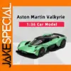 Green Aston Martin Valkyrie Diecast Model 1:36 Scale