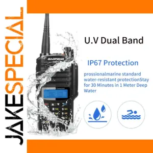 Baofeng UV-9RPlus Rugged Dual-Band Walkie-Talkie