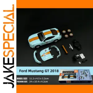 Gulf Ford Mustang GT 2018 Diecast Model