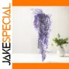 Artificial Green Vine Wall Decor - 80cm, Purple Leaves