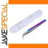 VETUS MCS-15 Iridescent Curved Precision Tweezers