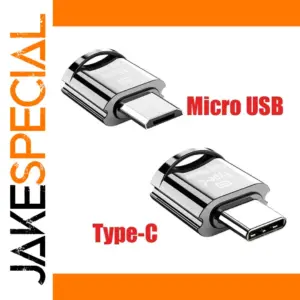 Sleek SD & TF Card Reader for Smartphones