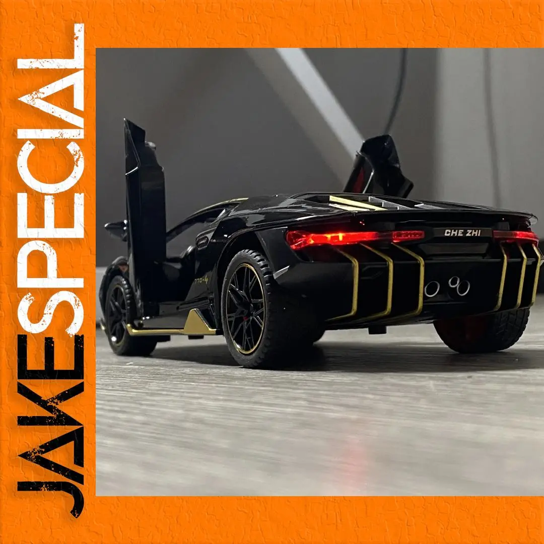 1:24 Scale Diecast Sports Car Model in Bright Colors 1 1:24 Scale Diecast Sports Car Model in Bright Colors