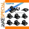 Black Aluminum Bike Oil Tube Clamp Set