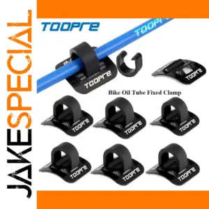 Black Aluminum Bike Oil Tube Clamp Set