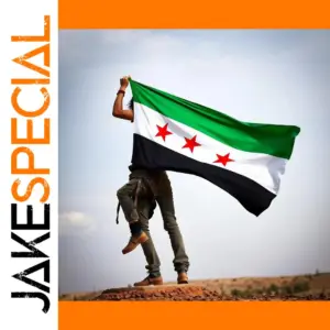 Vibrant Syria Flag 90x150cm for Patriotism