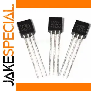 Set of 10 DS18B20 Temperature Sensors in TO-92