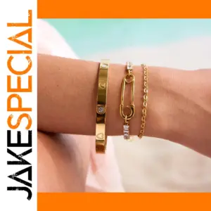 Stainless Steel Women's Double-Layer Bracelet JDB0204006