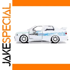 White 1995 Jetta Diecast Model Car 1/32 Scale