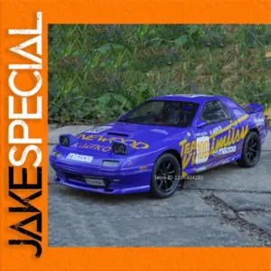 Vibrant Blue Mazda RX-7 FC Diecast Model