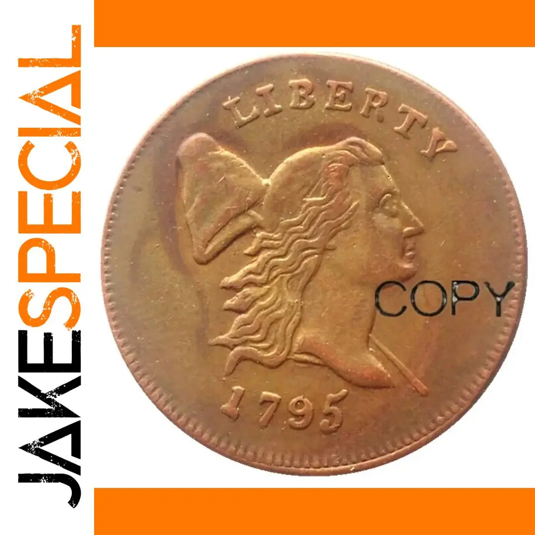 Vintage Liberty Cap Half Cent Replica Coin 1 Vintage Liberty Cap Half Cent Replica Coin