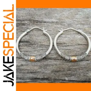 Vintage Geometric Hoop Earrings for Women