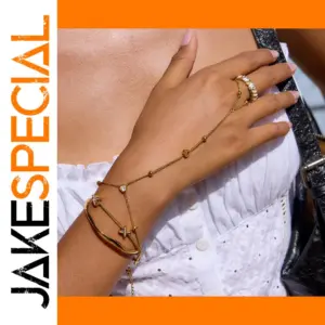 Elegant Gold Stainless Steel Women's Bracelet