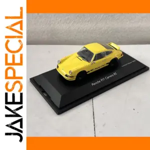 Vibrant Yellow Porsche 911 Carrera RS Die-Cast Model