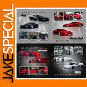 Diecast Ferrari 512TR LB-Works Model 7cm Display