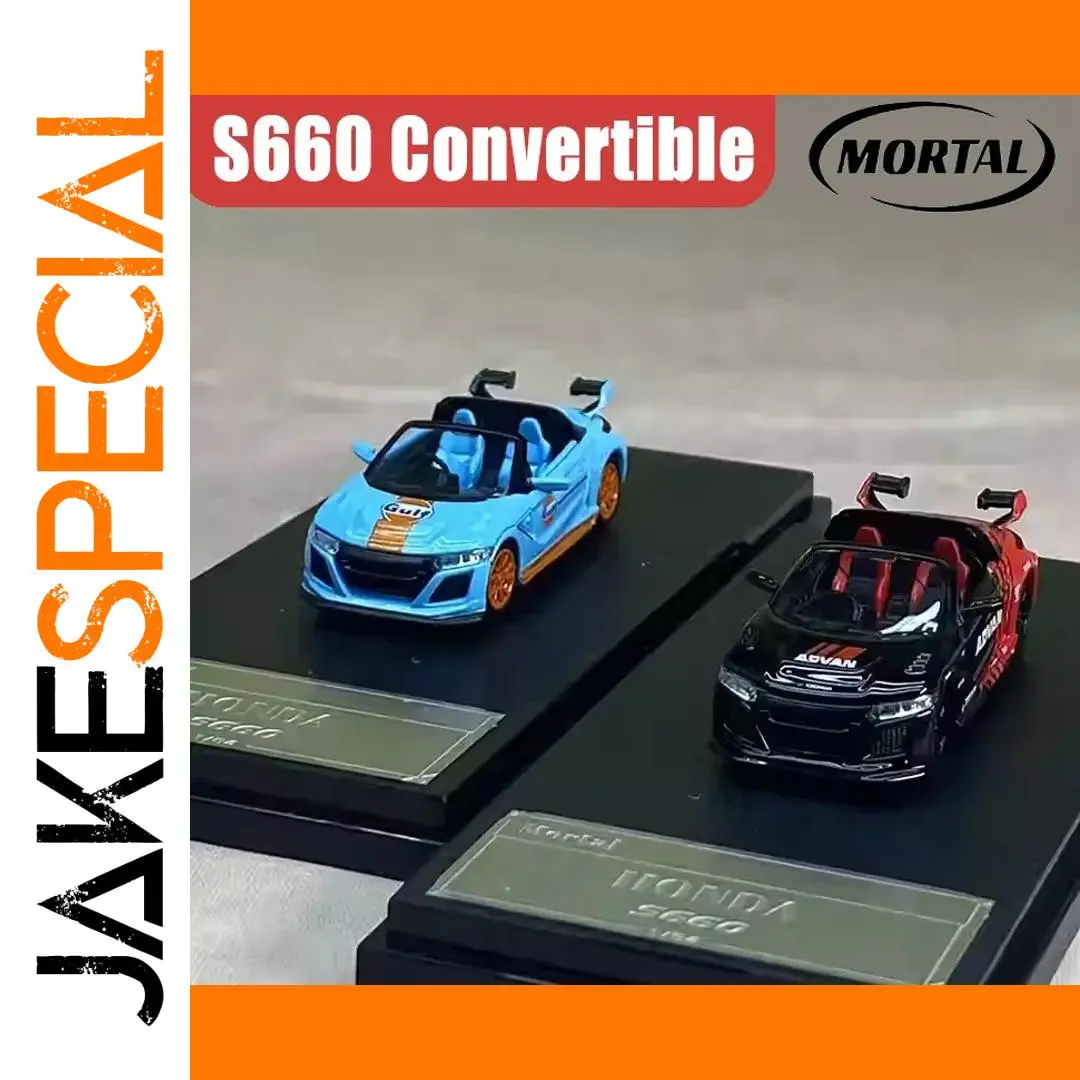 1:64 Scale Gulf-Themed S660 Convertible Model 1 1:64 Scale Gulf-Themed S660 Convertible Model