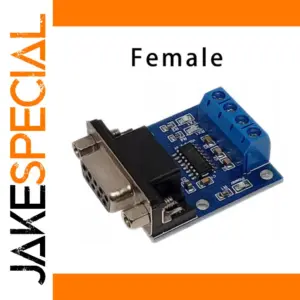 TTL to RS232 Conversion Module with DB9 and Terminal Block