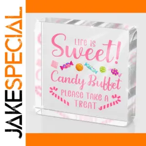 Colorful Candy Buffet Sign