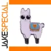 Colorful Llama Enamel Badge for Fashion
