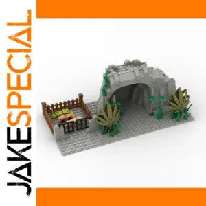 Prehistoric Cave Building Blocks Set for Kids