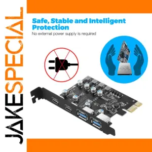 PCIe USB Expansion Card with 4 Ports