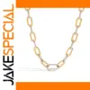 Modern Stainless Steel Two-Tone Jewelry Set