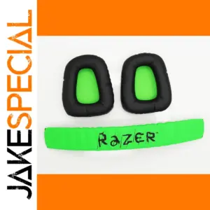 Razer Electra Custom Green & Black Ear Pads