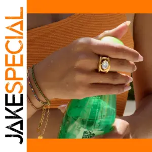 Stylish Stainless Steel Gold Women’s Ring JDR0104011-7