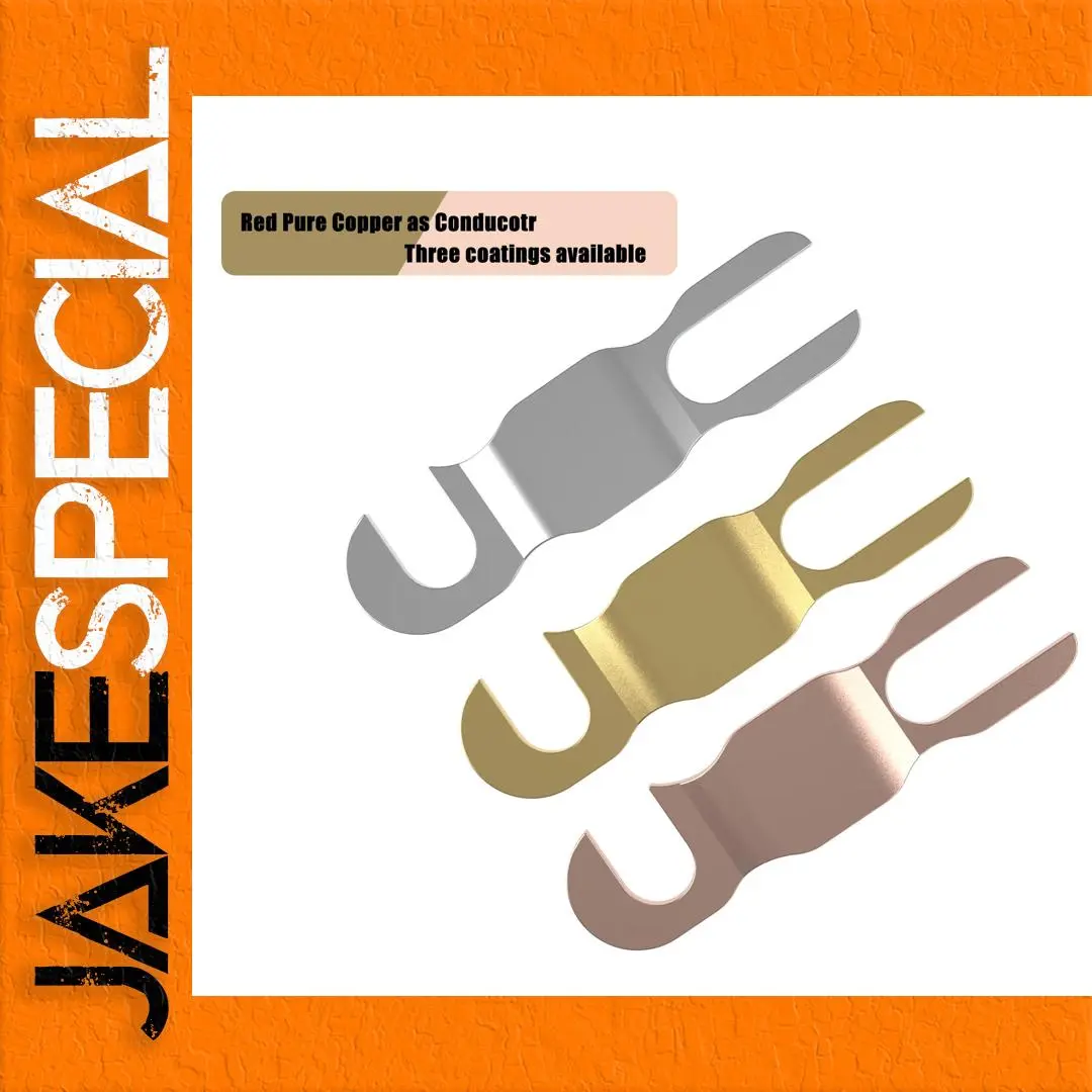Premium Copper Speaker Connector Set for HiFi Systems 1 Premium Copper Speaker Connector Set for HiFi Systems