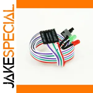 Multicolored PC Power Switch & Reset Cable