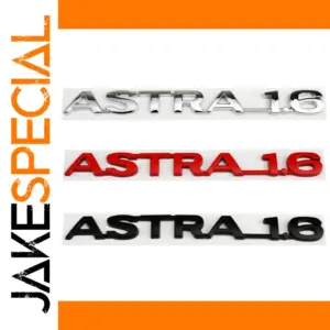 Opel Corsa Astra 1.6 Badge Silver Black Red