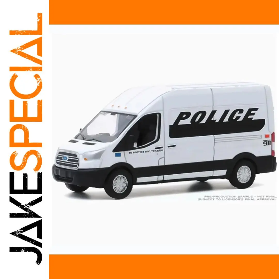 2019 Ford Transit LWB HR Police Truck Diecast Model 1 2019 Ford Transit LWB HR Police Truck Diecast Model