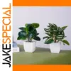Artificial Bonsai Plant with Modern Pot