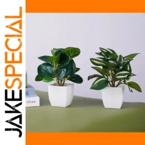 Artificial Bonsai Plant with Modern Pot