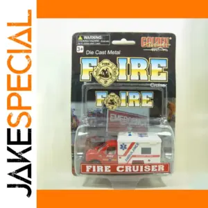 Diecast Ambulance Fire Cruiser Model 9cm