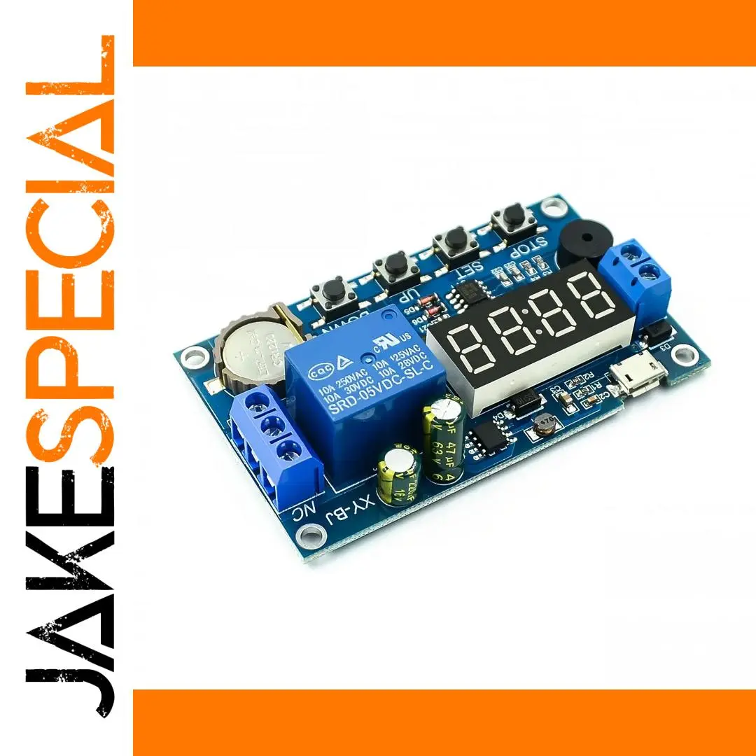 Advanced 5-60V Real-Time Timing Relay Module 1 Advanced 5-60V Real-Time Timing Relay Module