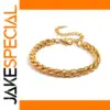 Stainless Steel Gold Bracelet for Women