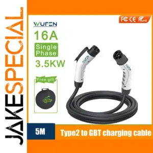 WUFEN GBT 5m Electric Vehicle Charging Cable