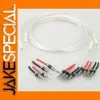 High-End OCC Silver Speaker Cable Set