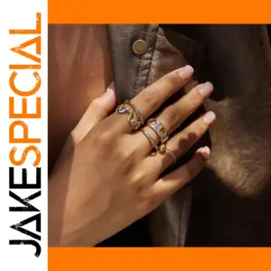 Stainless Steel Two-Tone Women's Ring